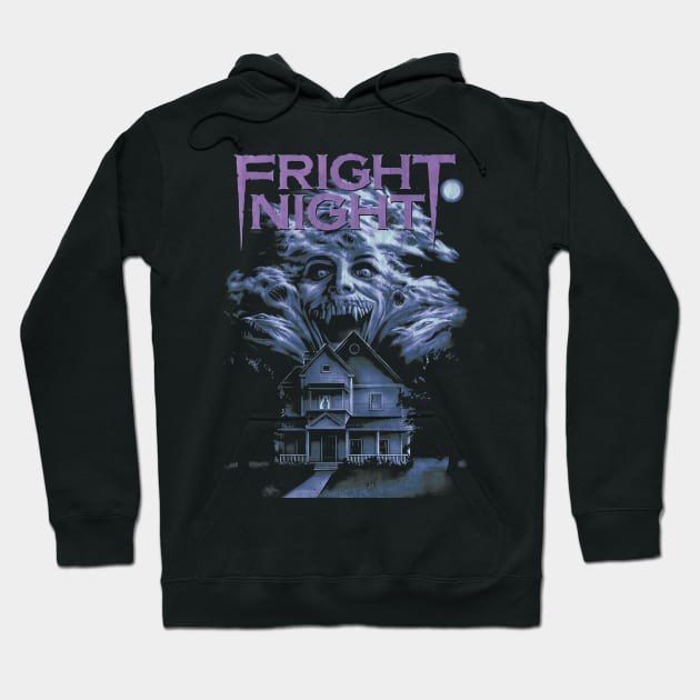 Fright Night Horror Classic Hoodie by Lianame